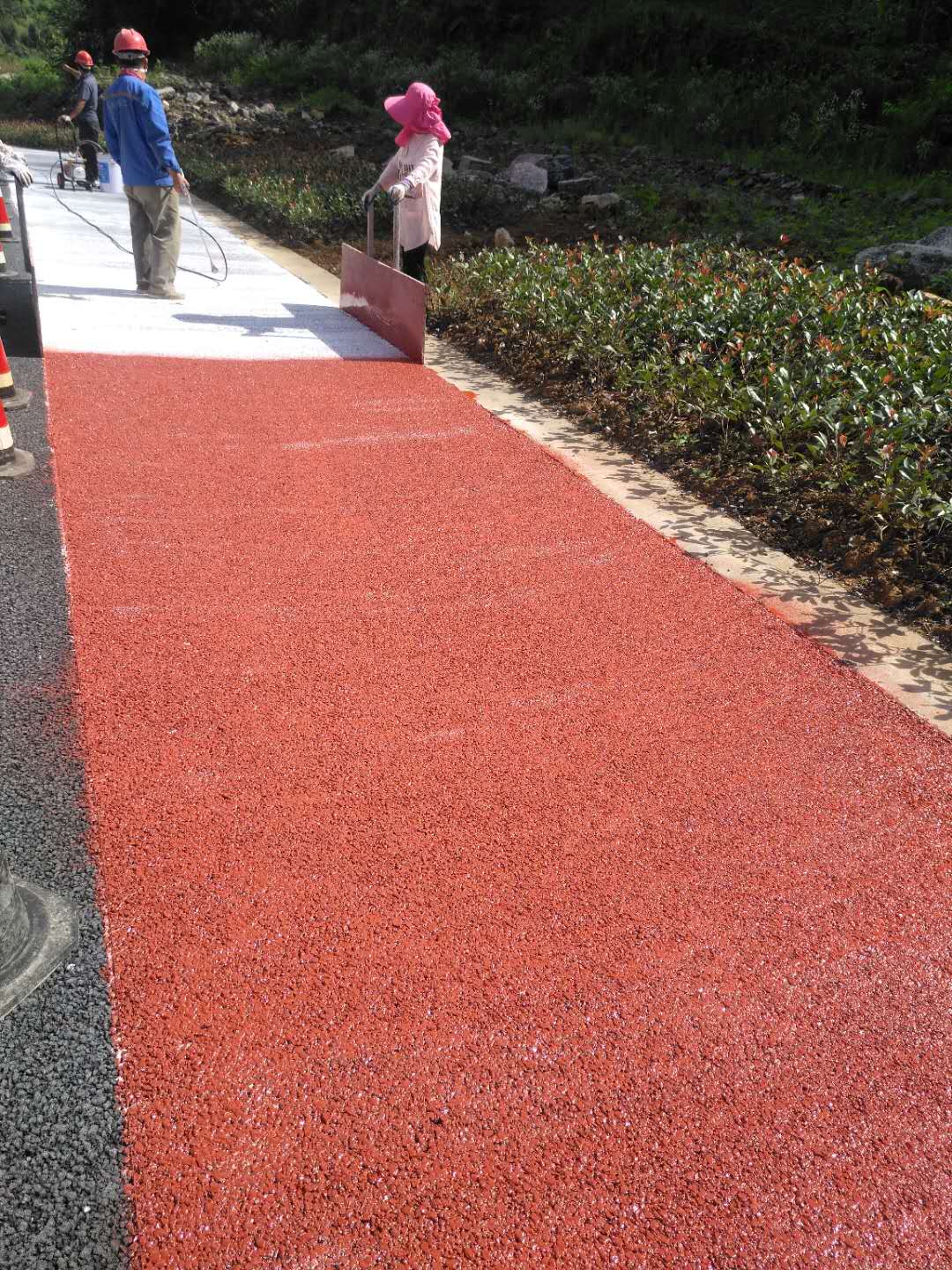 安顺路面改色喷涂施工